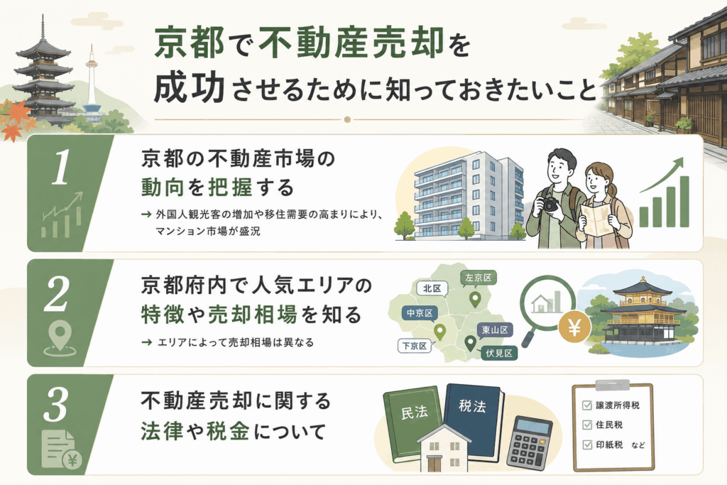 京都で不動産売却を成功させるために知っておきたいこと