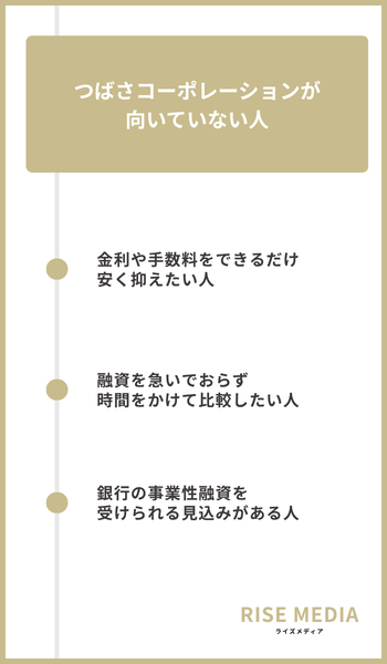 大見出し直下画像 つばさコーポレーションが向いていない人