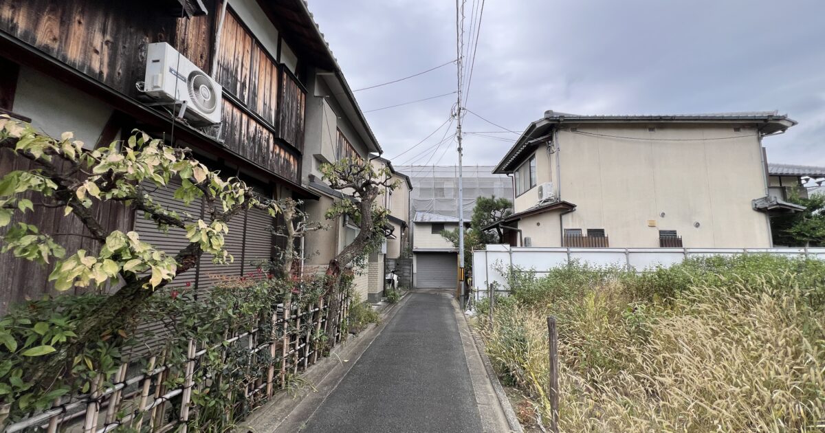 築年数不詳で再建築不可の中古物件